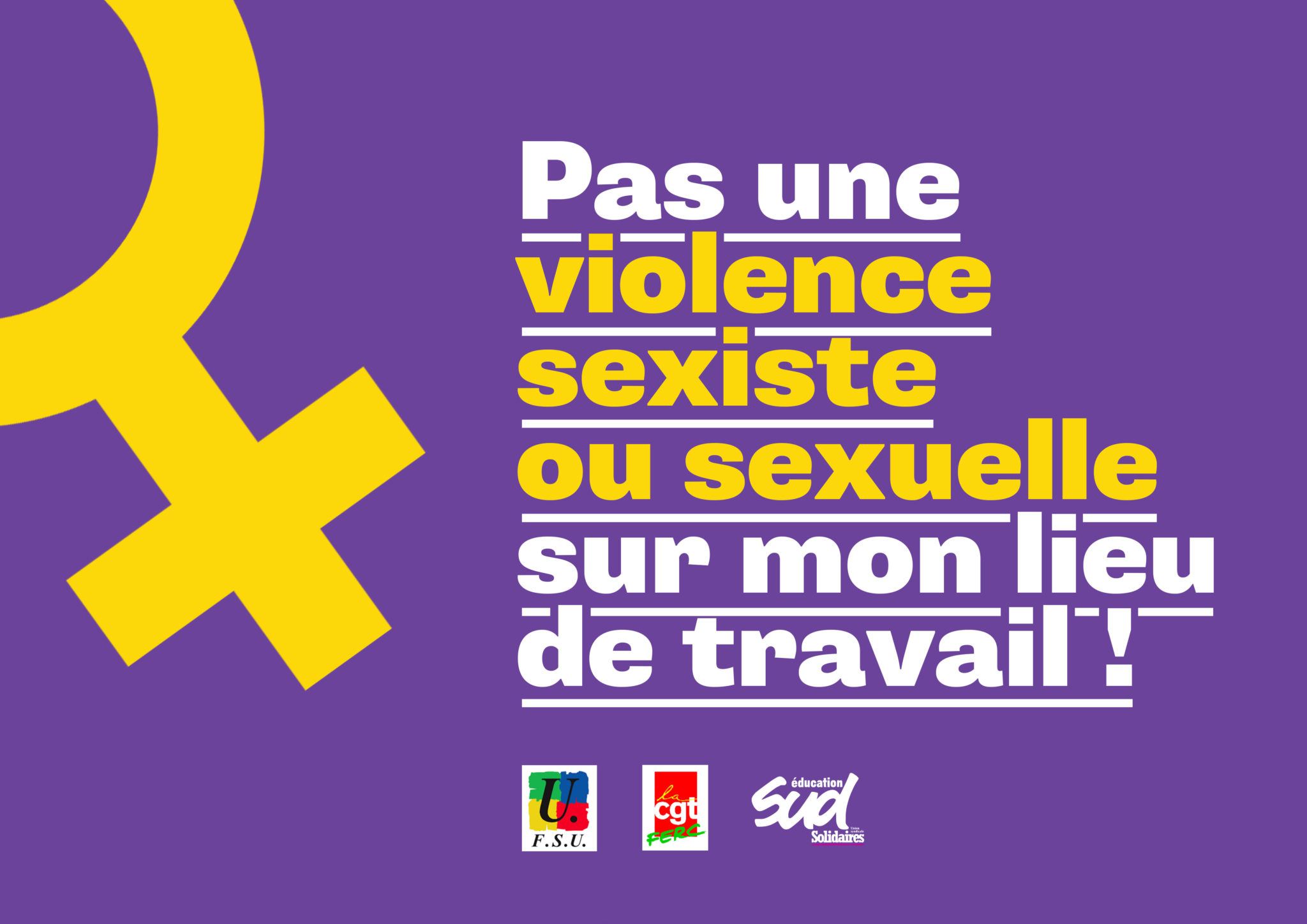 Journée Contre Les Violences Faites Aux Femmes : Matériel Intersyndical ...